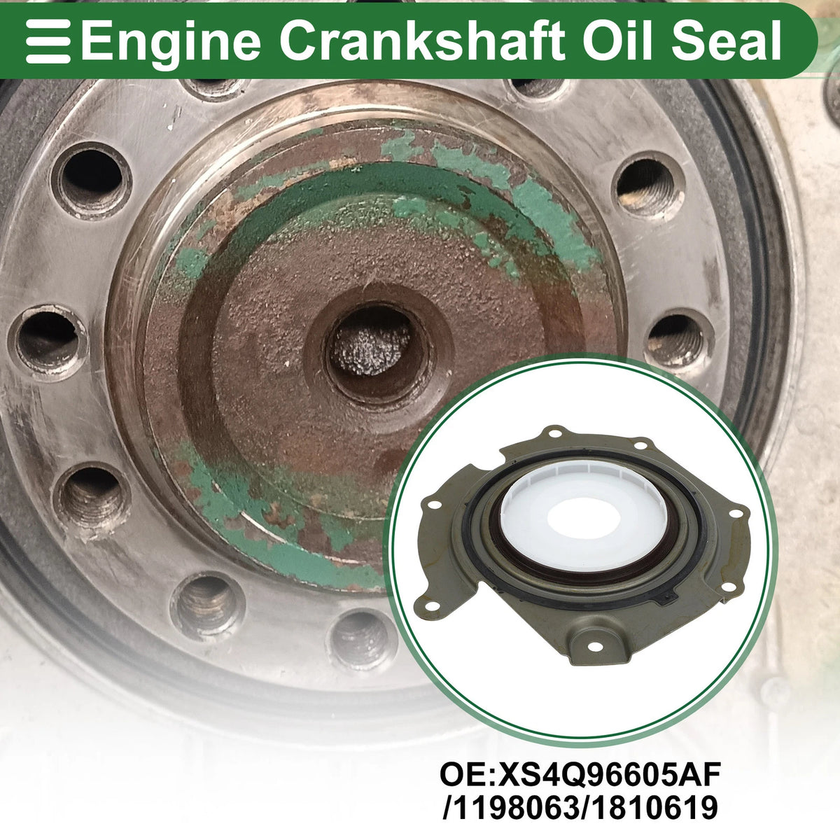 1 Pc Rear Crankshaft Oil Seal for Ford Focus (2000–2011) No.XS4Q96605AF /1198063