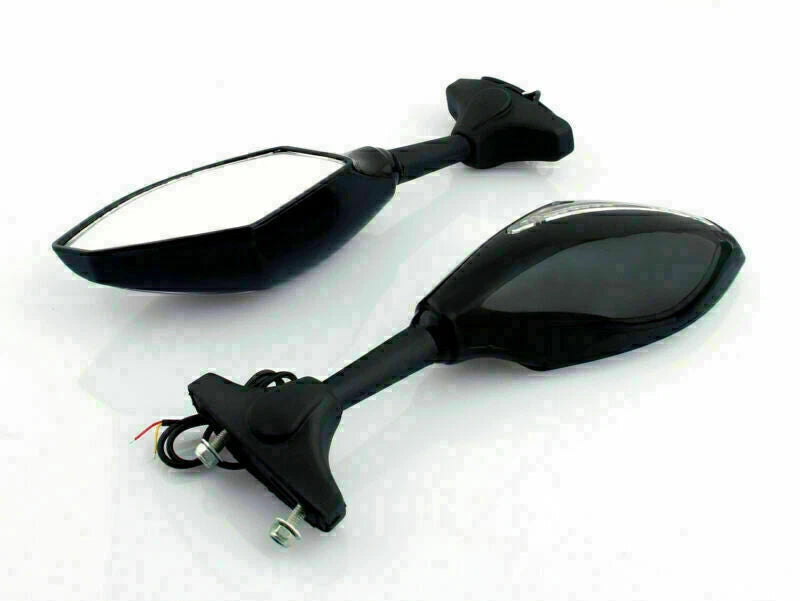 Universal MotoTurn Signal Mirrors for Honda Kawasaki Suzuki Yamaha (T9)