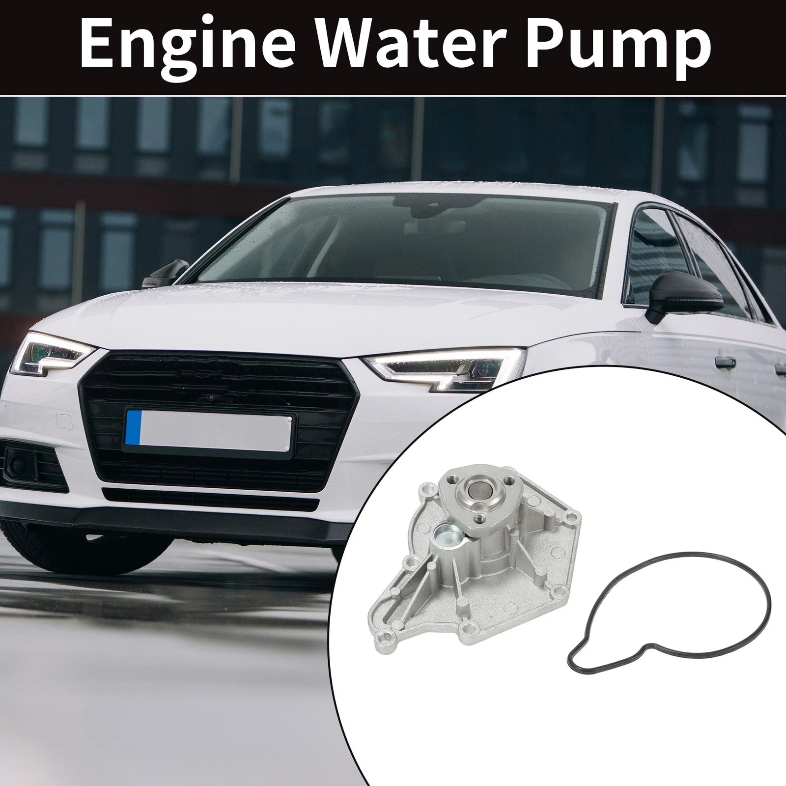 Water Pump Replacement with Gasket Kit for Audi A4 3.2L (2006–2008)