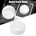Model Knob Cover Replacement for Subaru Forester Impreza 2019-2021 Silver Tone