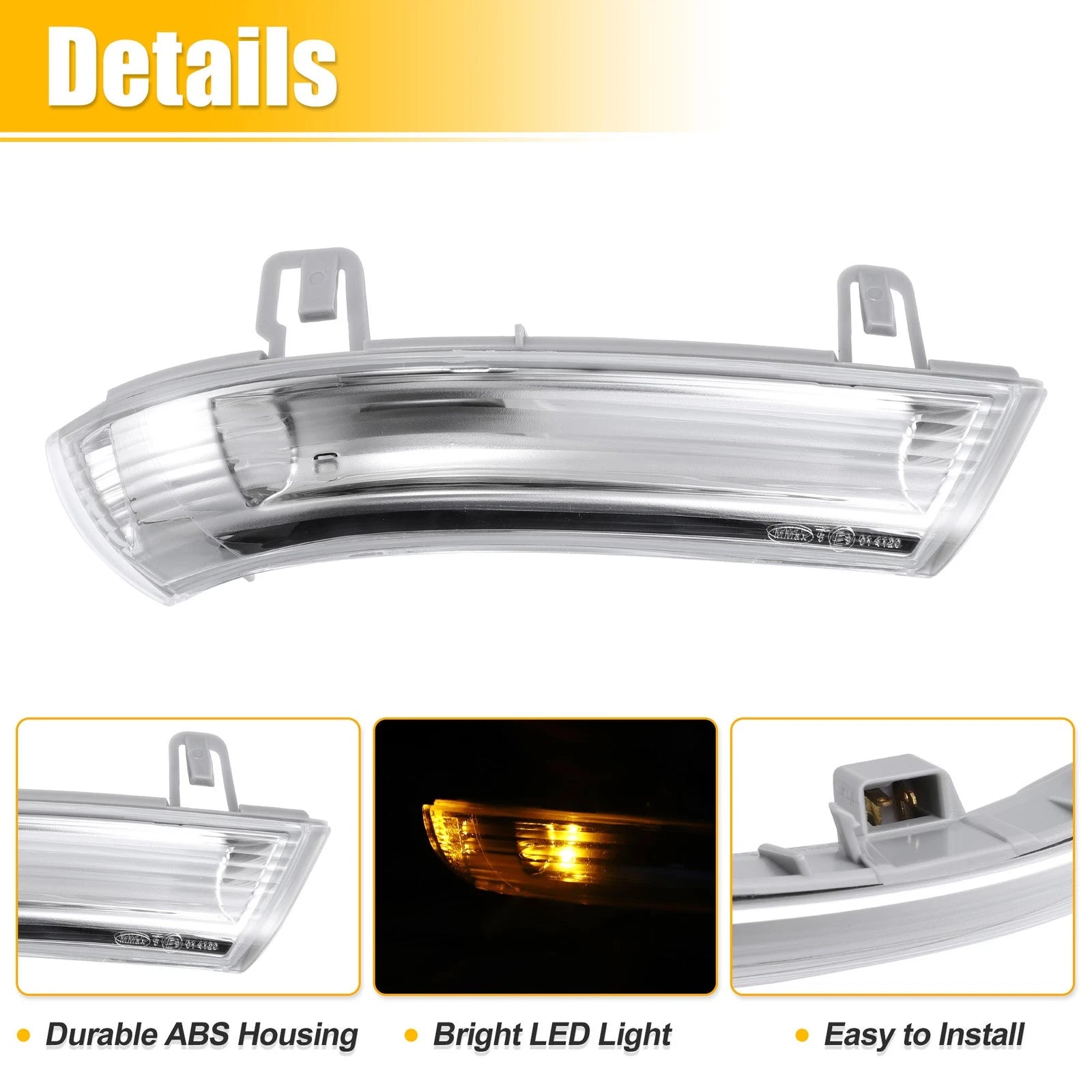 LED Turn Signal Indicator Light for Volkswagen Eos (2007–2008)