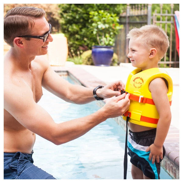 Life Jacket for Texas Recreation Small Child (Super Soft, Yellow)