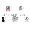 Chrome Bolt Toppers Caps for Harley FLT FLH (2007–2013)