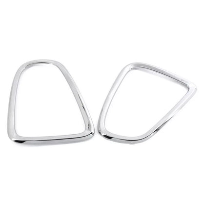 2Pcs Silver Tail Light Cover Trims for BMW Mini Cooper R56 R57 R58 R59 (2007–2014)