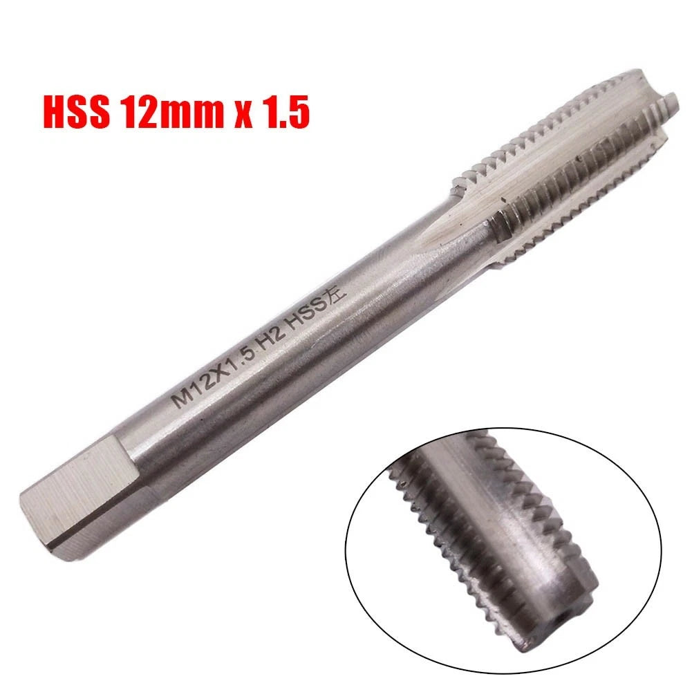 HSS 12mm x 1.5 Left Hand Thread Tap (1.5mm Pitch)