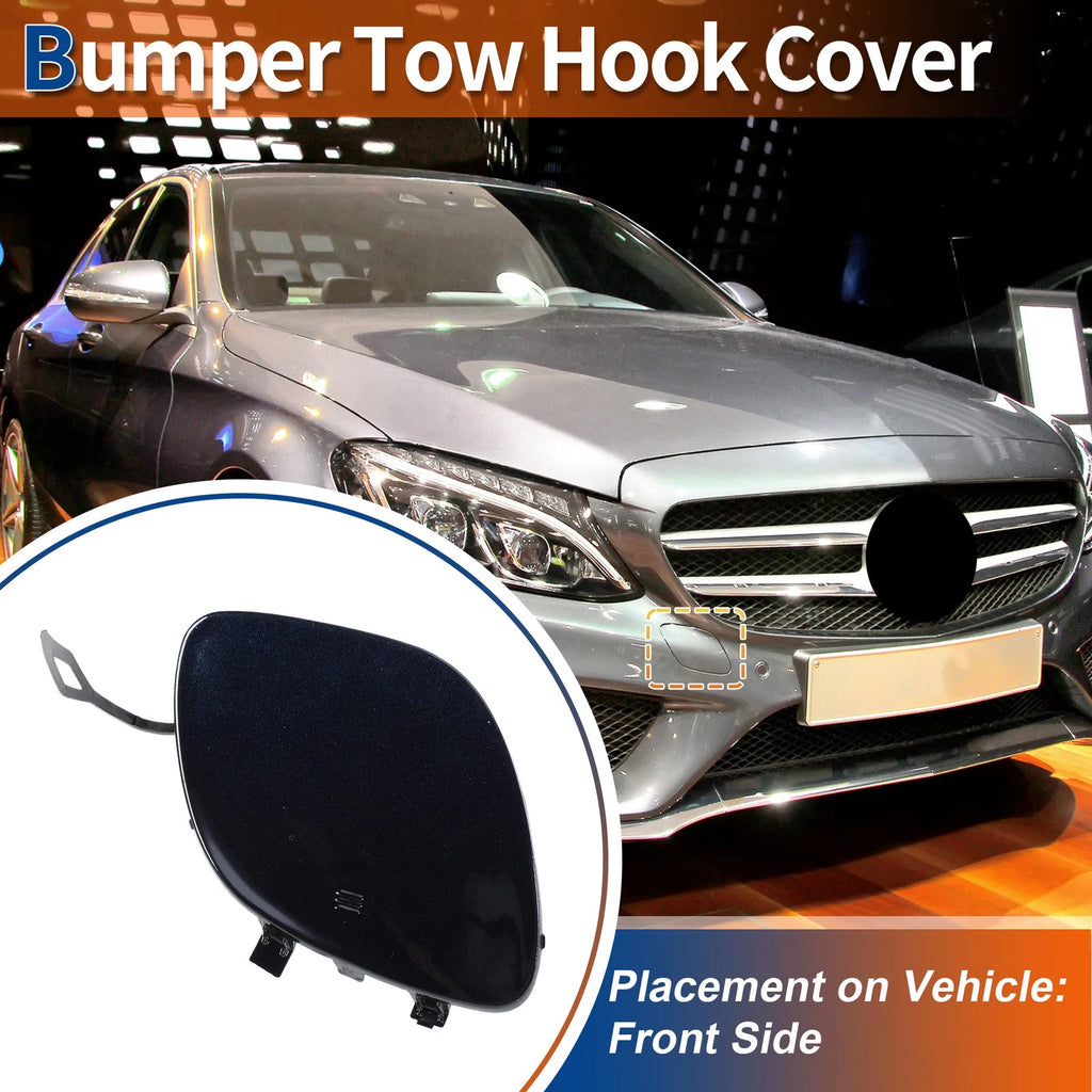 Tow Hook Cover Front Car Bumper Replacement for Mercedes-Benz A205 (2016–2020)