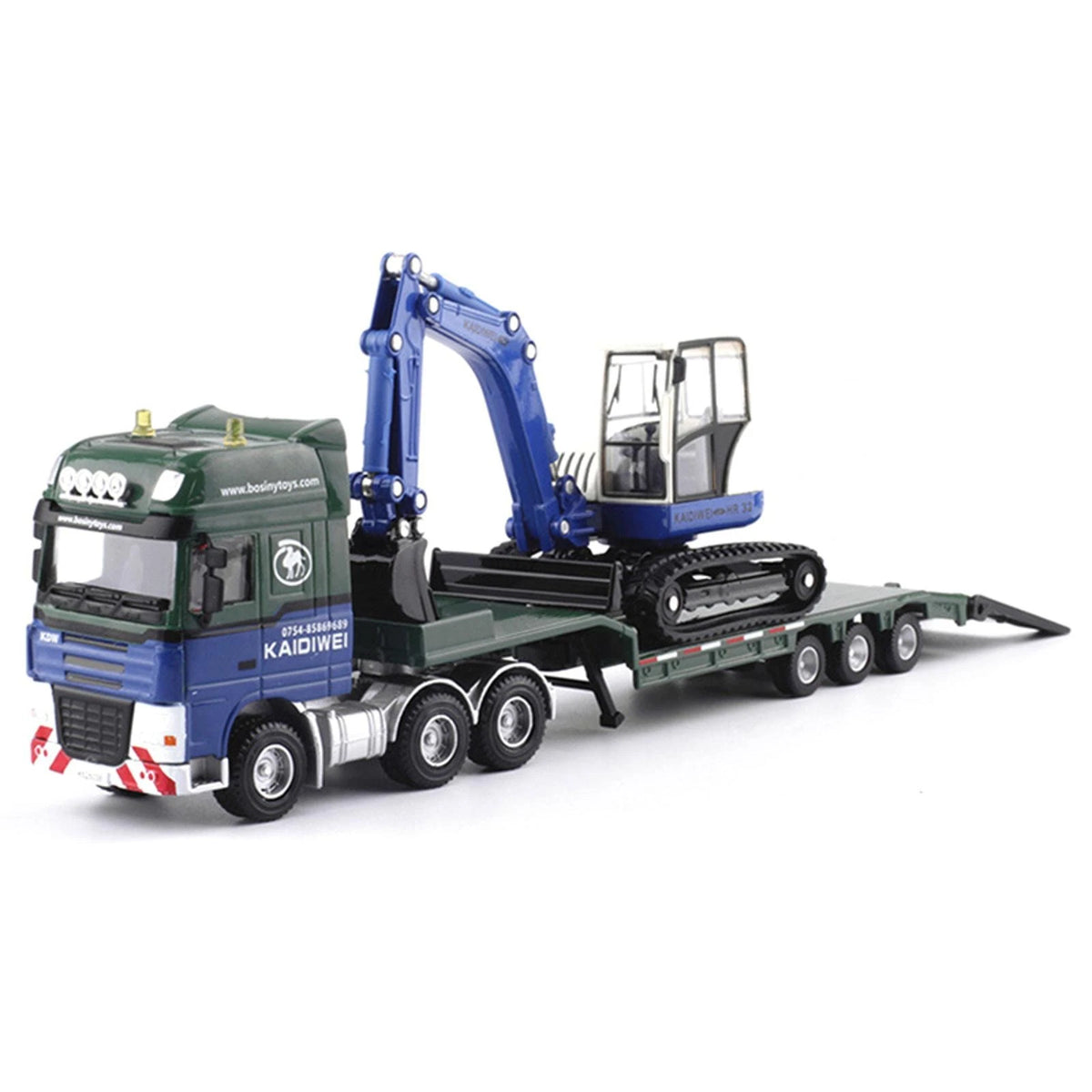 1/50 Flatbed Trailer for Transporter Model (1:50 Scale)