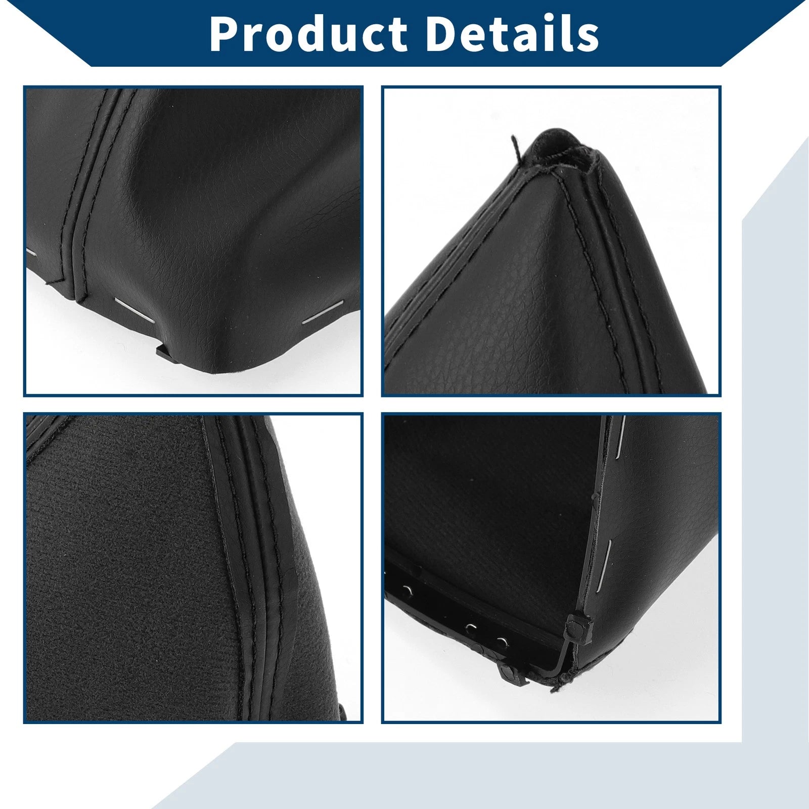 1 Pc Gear Shift Gaiter for Ford Focus C-MAX (2003–2010) Black Leather