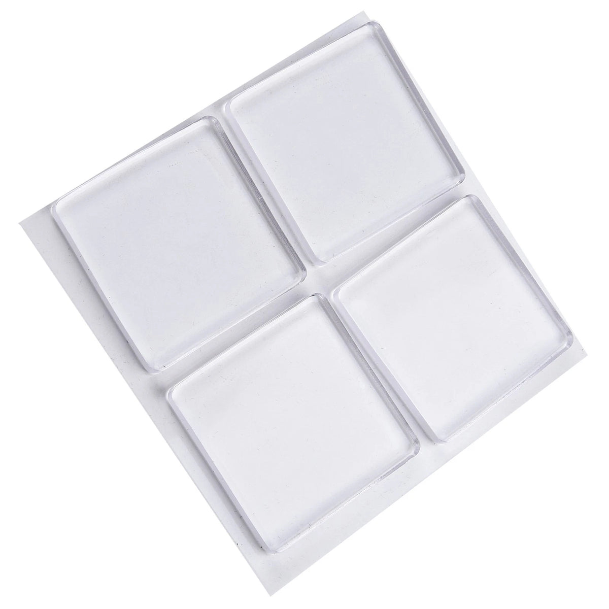 Set of 4 Transparent Anti Vibration Shock Absorbing Mats for Washing Machine