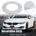 0.3 in Width Waterproof Decorative Strip Roll for Car Motorcycle (Silver)