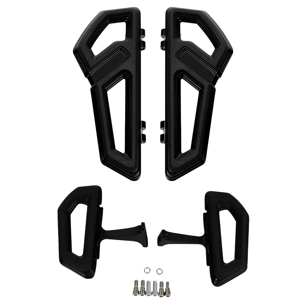 Front & Rear Floorboard Footboards for Harley Electra Glide (2000–2026)