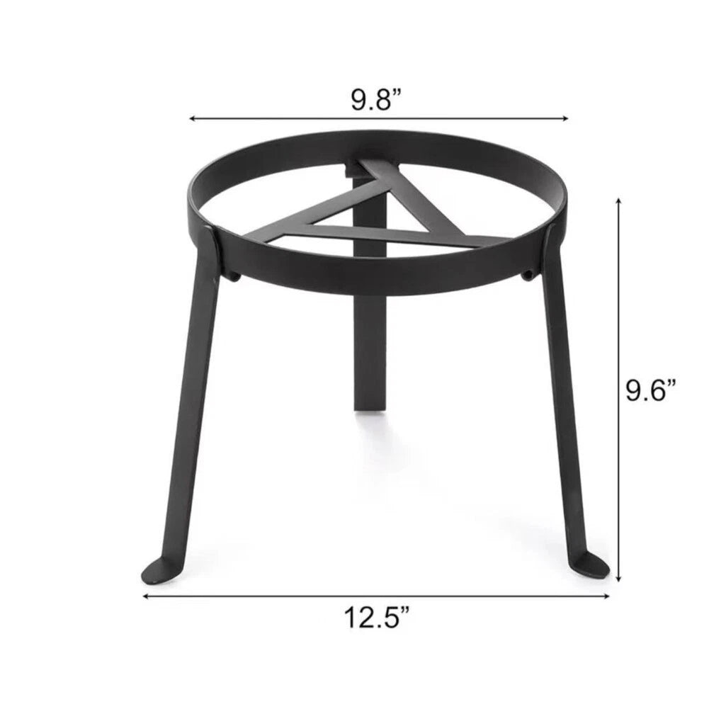 Heavy Duty Iron Campfire Tripod for Outdoor Cooking (Foldable Design)