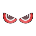 Reflective Eye Patch Set for Lawn Mower (Fun, Cartoon Designs)