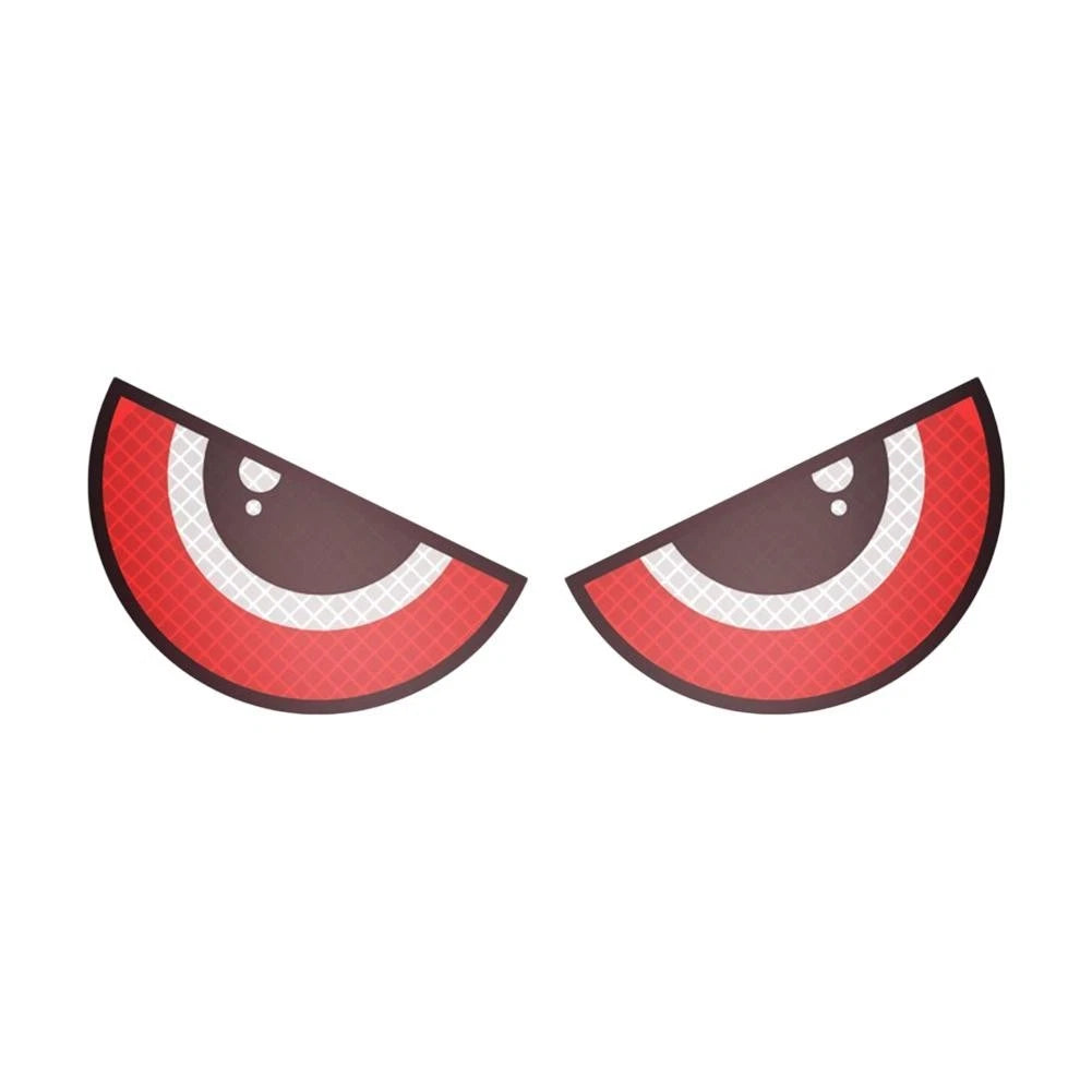 Reflective Eye Patch Set for Lawn Mower (Fun, Cartoon Designs)