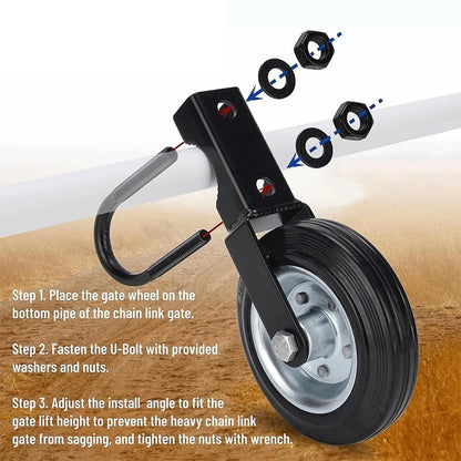 Door Caster Wheel for Outdoor Door Install