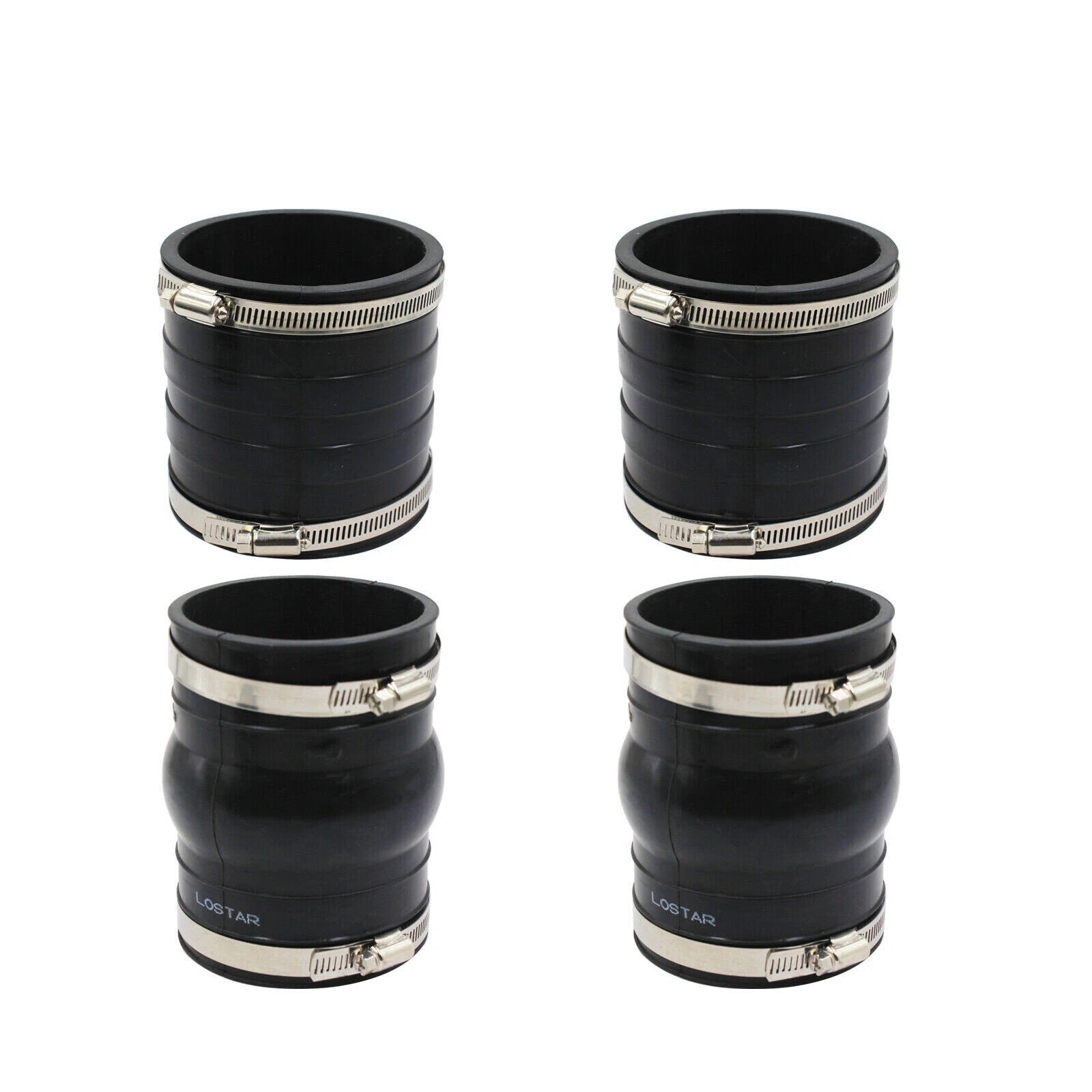 Exhaust Hose Bellows for OMC Volvo Penta 4.3 5.0 5.7 (Upper Lower Rubber)