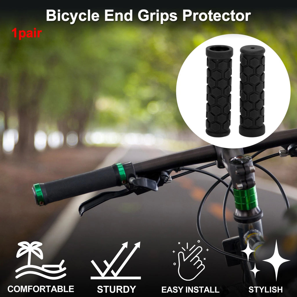 Bike Handlebar Grips 102mm Lightweight MTB End Grips Protector for 1 Pair