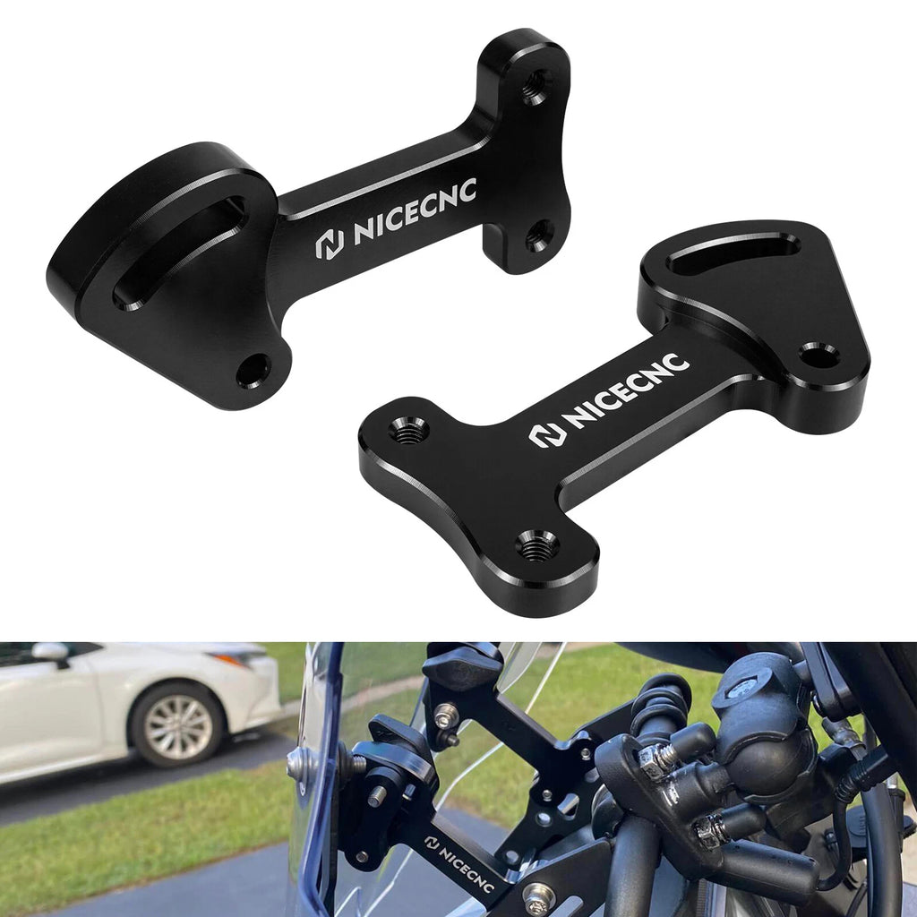 3.25" Riser Bracket Kit for Kawasaki KLR650 (2022–2024)