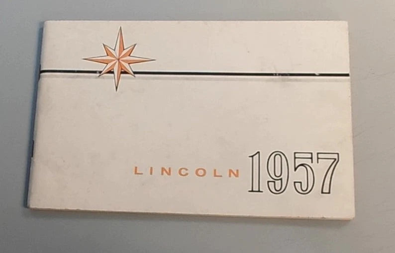 Owner's Manual for Lincoln Capri & Premier (1957)
