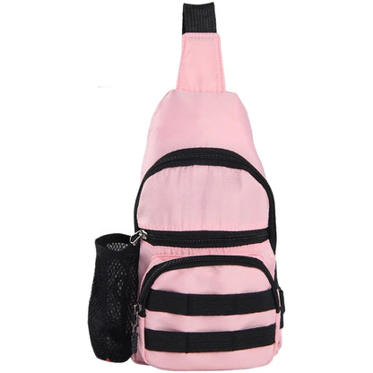 Fishing Sling Bag for Lures Rods Reels - Waterproof Canvas, Lightweight