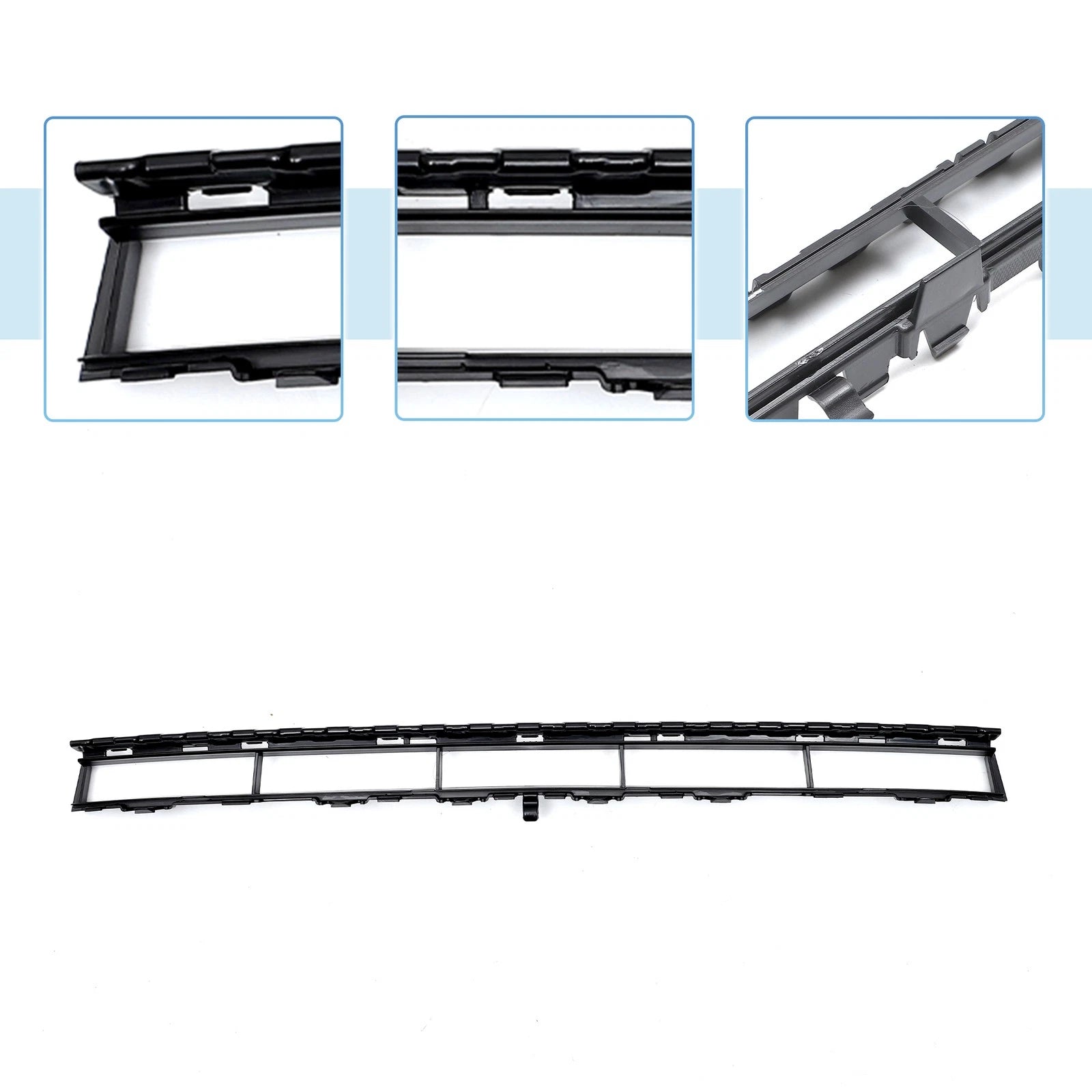 Front Lower Bumper Grille for Audi A3 A3PA (2017–2020) Black