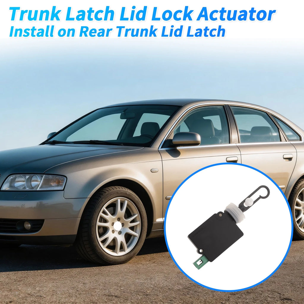 Rear Trunk Latch Lock Actuator for Audi A6 (1998–2004) 4B5962115A