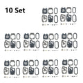 10x Carburetor Gasket Kit for Husqvarna 130BT (2000–2023) K20-WYA