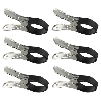 Set of 6 Windproof Stainless Steel Pool Cover Clips for