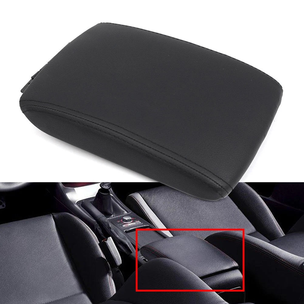 Leather Center Console Armrest Box Cover Lid for Subaru Impreza