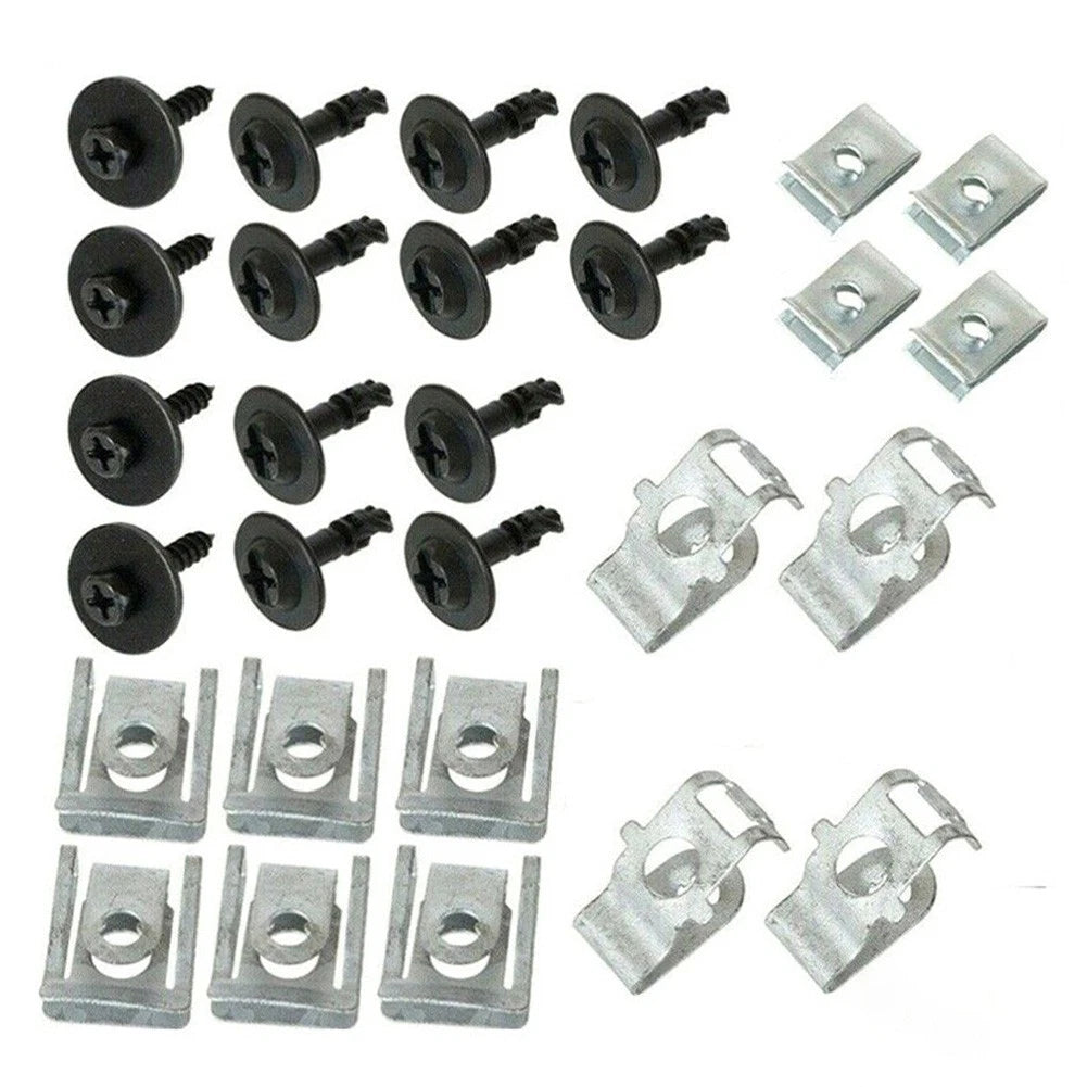 28 Clips for Engine Undertray Mounting for Audi A4 B8 A5 8T