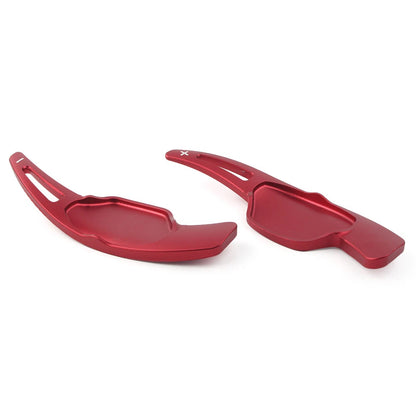 Steering Wheel Shift Paddle Shifter Extension Pad For Cadillac XTS 2013 - 18 RED