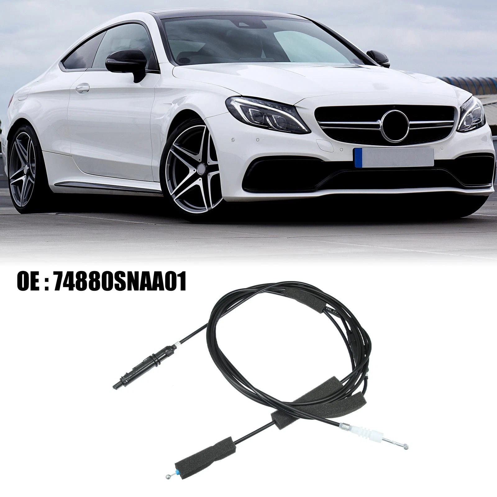 Trunk Fuel Door Release Cable Replacement for Honda Civic (2006–2011)