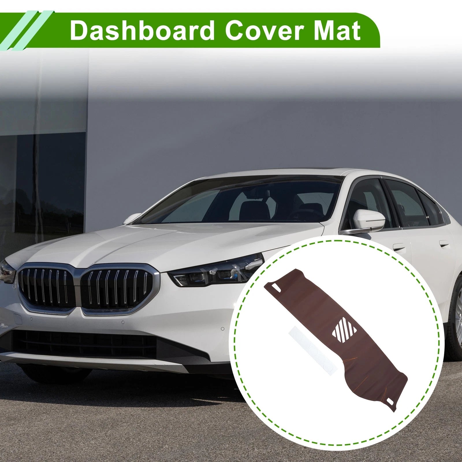 Dashboard Cover Mat for BMW 5 Series (2010–2016) Dash Mat Brown
