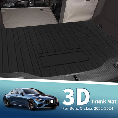 Cargo Liner Rear Trunk Mat TPE Replacement for Mercedes Benz C Class W206 (2022–2024)