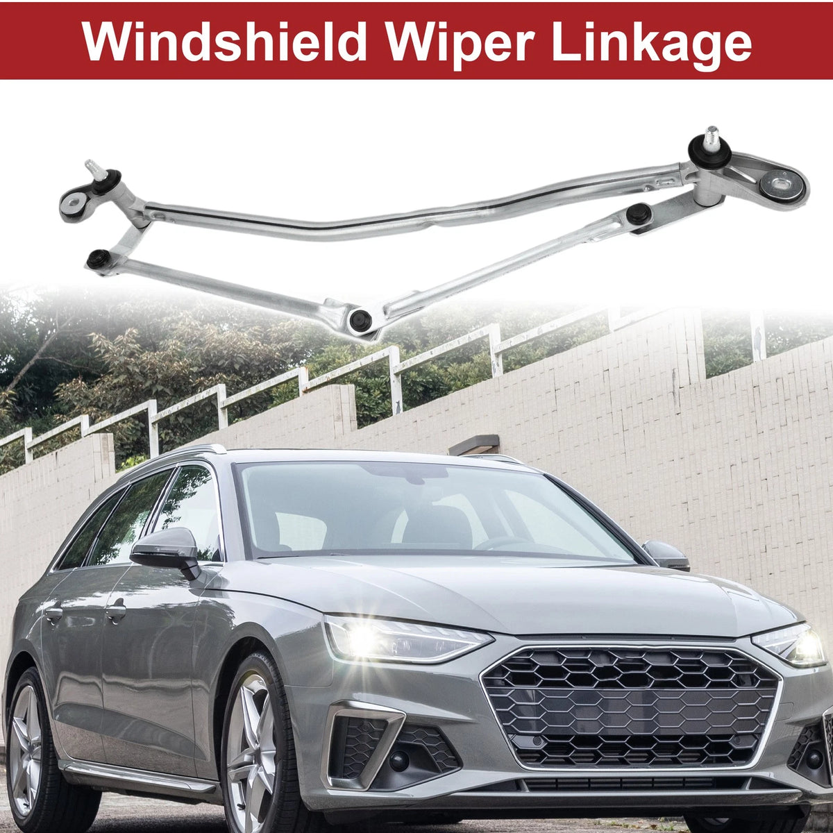 Front Transmission Wiper Linkage Lever for Audi A4 (2001–2008) No.8E1955319
