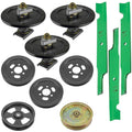 Deck Spindle with Pulley and Blade Replacement for Toro 74915 (2018–2022)