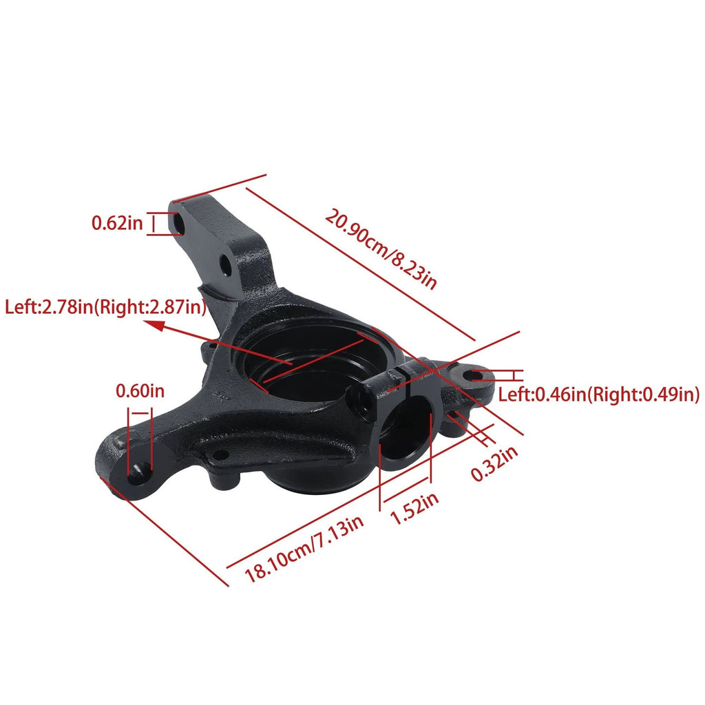 Front Steering Knuckle for Subaru Forester Impreza Legacy Outback (2000–2008)