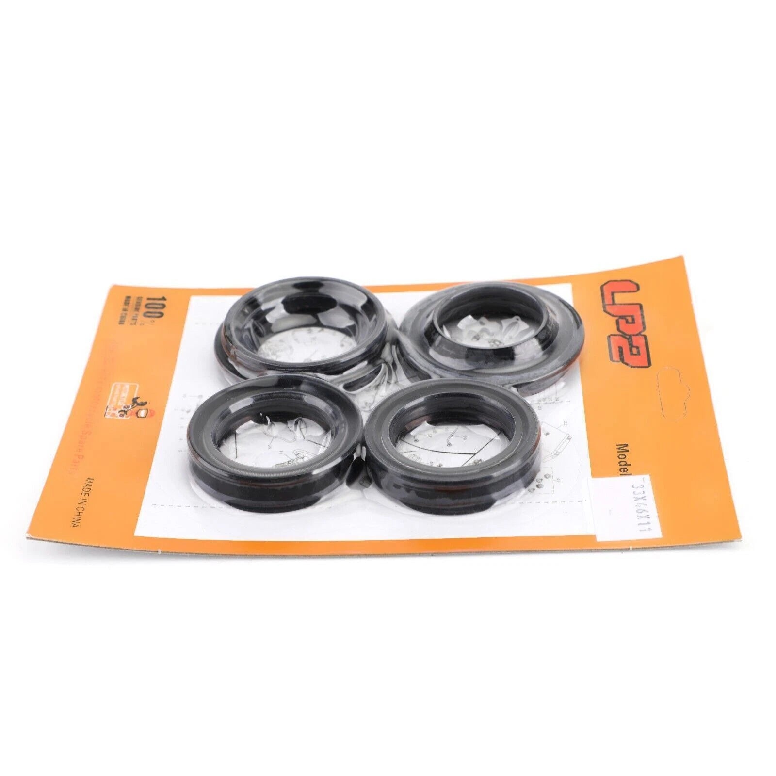 Fork Oil Seal Wiper Set for Kawasaki KLX140L KLF150 KLX125C KX65A (2000–2018)