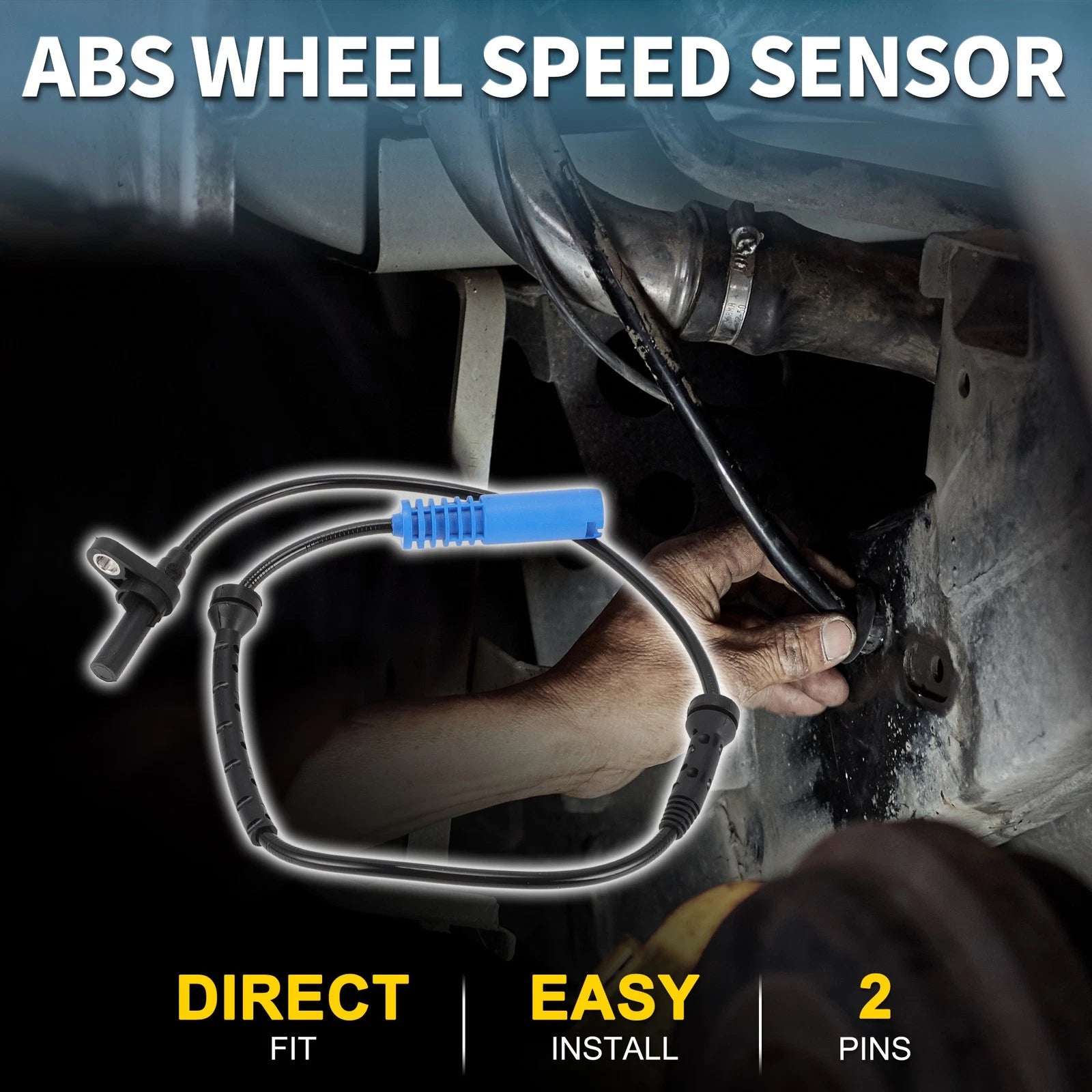 Rear Left ABS Wheel Speed Sensor for BMW 335xi 328xi (2010–2018)
