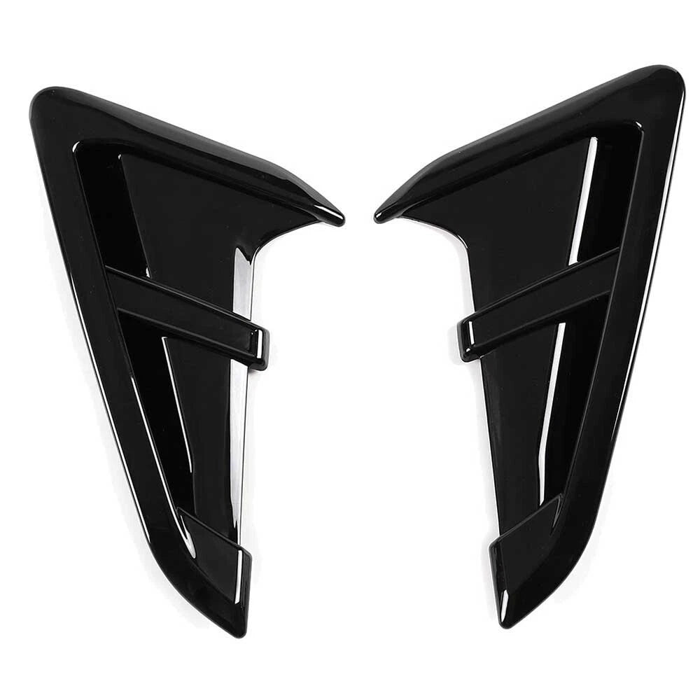 Bright Black Side Fender Air Vent Outlet Cover for BMW X3 X4 (2018–2022)