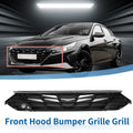 Front Upper Bumper Grille Grill with Hole for Hyundai Elantra (2021–2022)