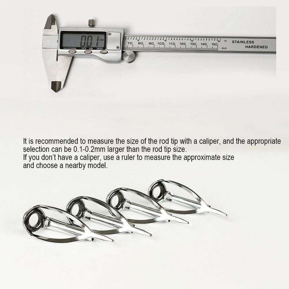 Fishing Rod Guide Rings for Enhanced Appearance