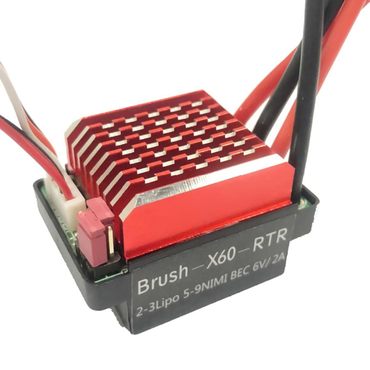 Brush-X60 2-Way 60A Electric Speed Controller for 1/10 RC Car Crawler