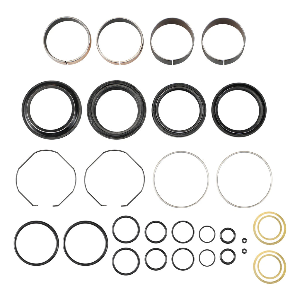 Front Fork Seals Bushing Kit for Kawasaki KX125 KX250 KX500 (1996–2004)