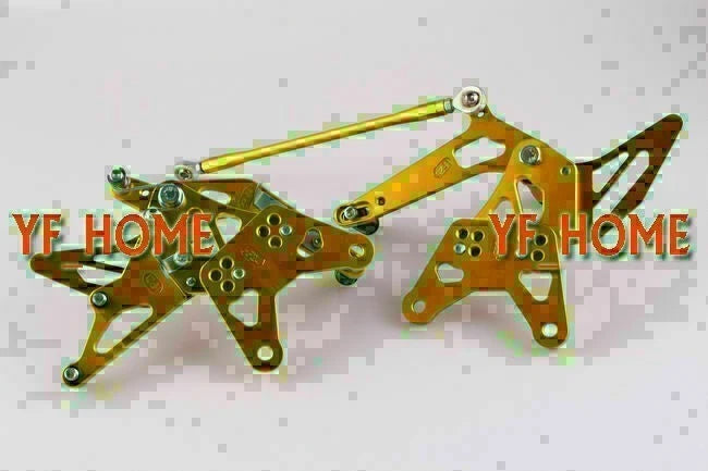 Rear Foot Pegs Set for Kawasaki Ninja ZX6R (2009–2017) 15 Gold