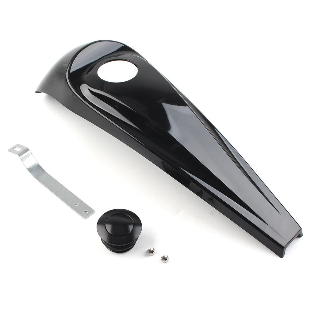 Gloss Dash Fuel Console Cover + Gas Tank Cap for Harley Touring (2008–2022)