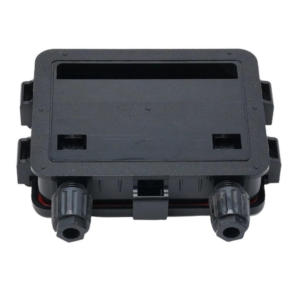 100W Solar Panel Junction Box Terminal Blocks Wire Connectors for Off-Grid Systems
