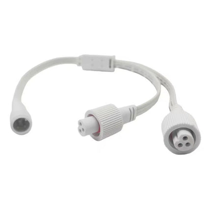 Extension Cable 3 Pin Power Cord for Outdoor Light Strings (IP68)