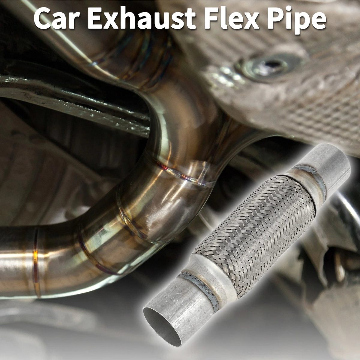 Exhaust Flex Pipe 2.16 Inch OD for Universal Applications (1 Pcs)