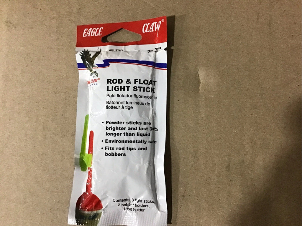 Eagle Claw Light Stick Universal 3" Glow AGLSTK3